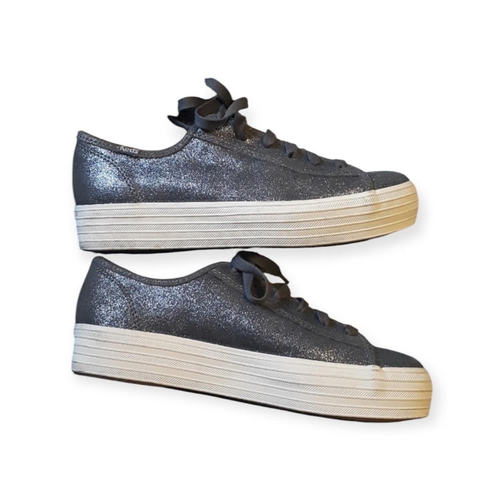 Keds Glitter Platform Sneakers